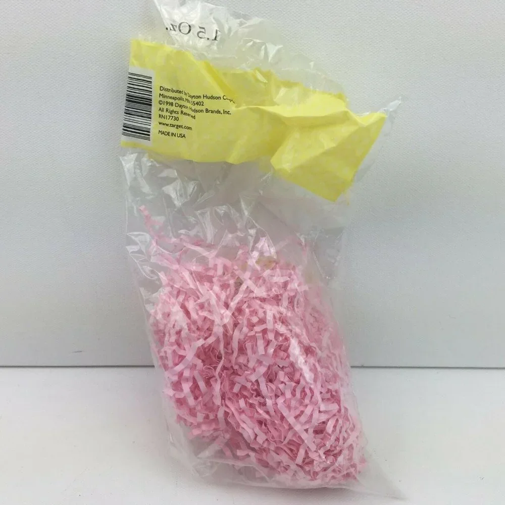 Shred Accordion Crinkle Streamer Tissue Paper Gift Box Filler Green Pink Blue